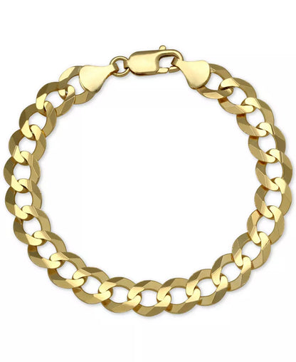 Cuban Chain Link Bracelet in 10K Gold