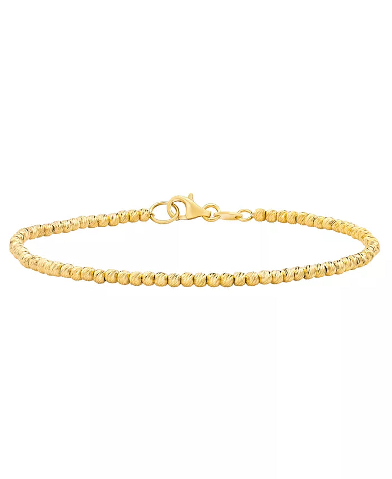 Beaded Bracelet in 14K Gold