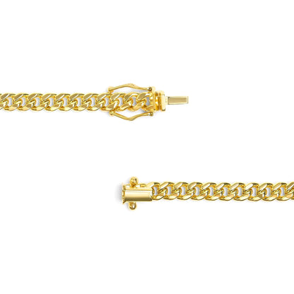 14K Yellow Gold 4.5mm Thick Miami Cuban Chain