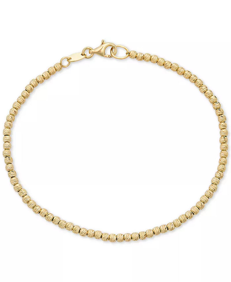 Beaded Bracelet in 14K Gold